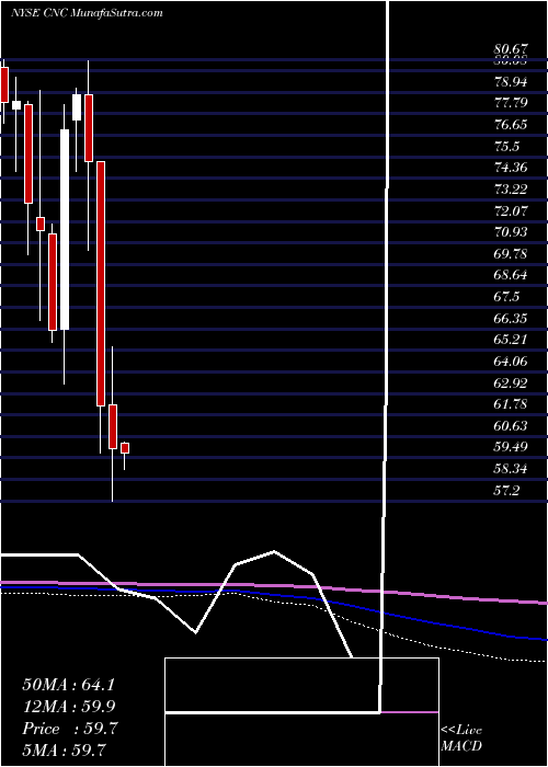  monthly chart CenteneCorporation