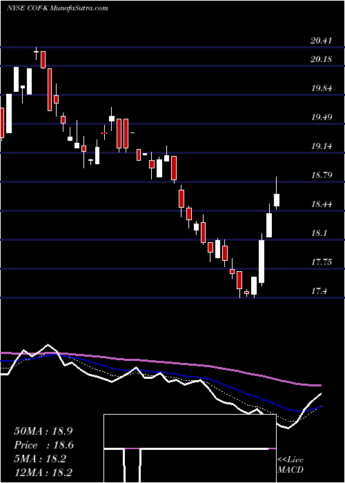  Daily chart Capital One Financial Corp