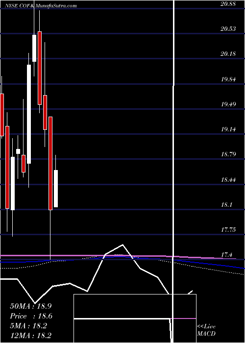  monthly chart CapitalOne