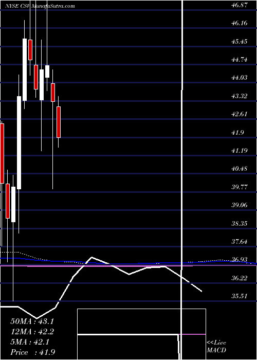  monthly chart CarriageServices