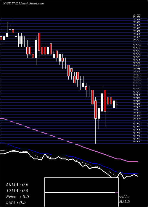  Daily chart EnzoBiochem