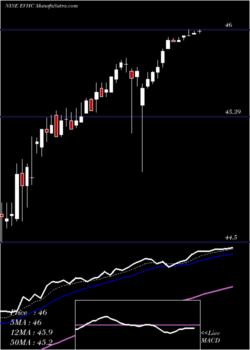  Daily chart EnvisionHealthcare