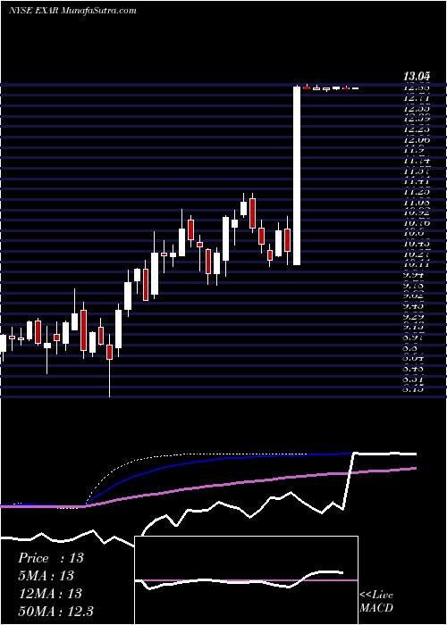  weekly chart ExarCorp