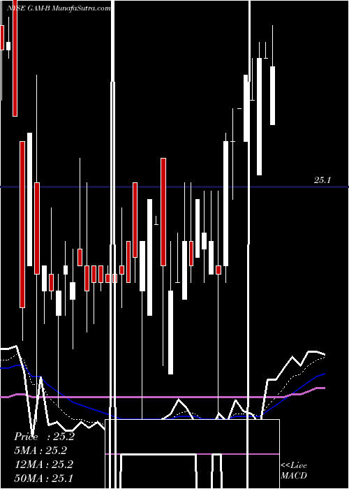  Daily chart Genl Amer Invs Pfd