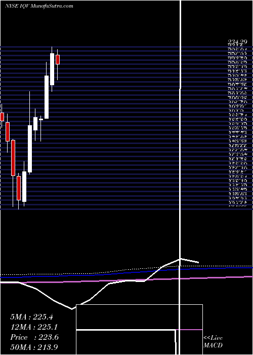  monthly chart IqviaHoldings