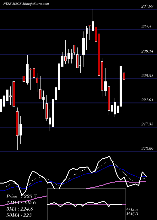  Daily chart Madison Square Garden Sports Corp