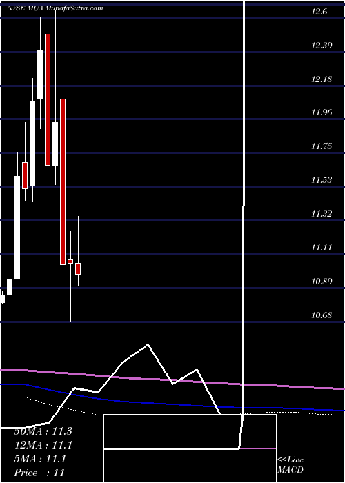  monthly chart BlackrockMuniassets