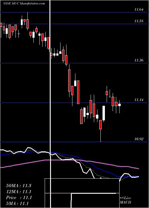  Daily chart BlackrockMuniholdings