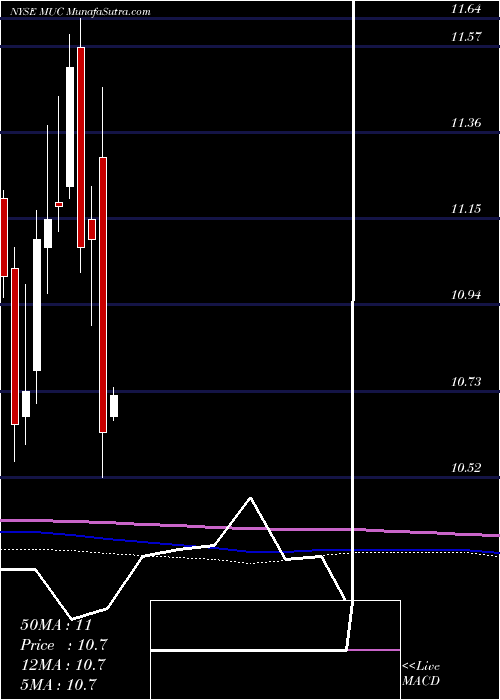  monthly chart BlackrockMuniholdings