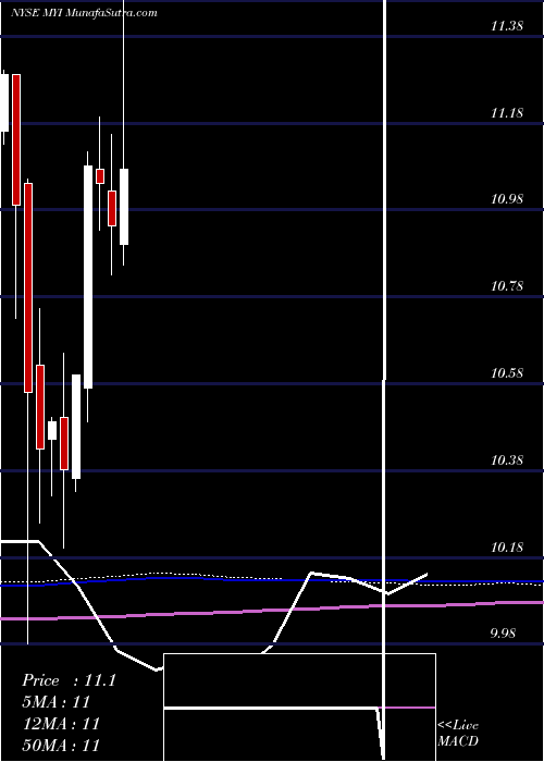  monthly chart BlackrockMuniyield