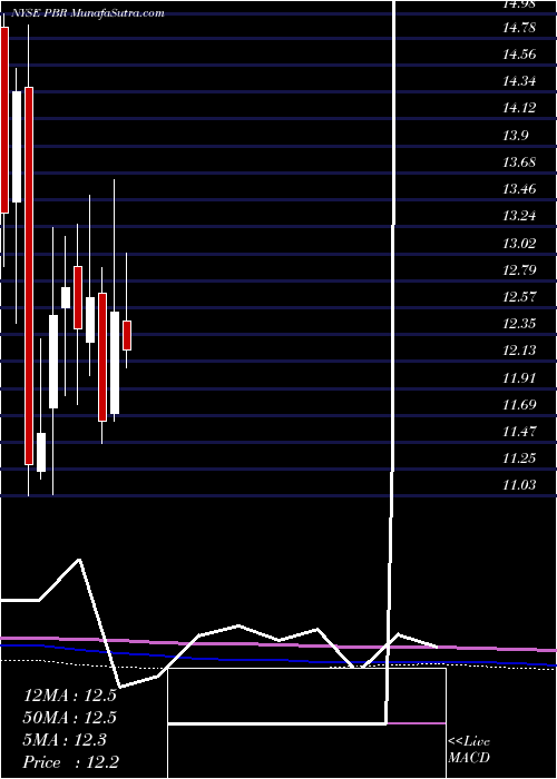  monthly chart PetroleoBrasileiro