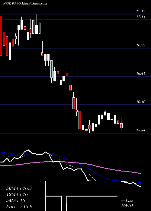  Daily chart Public Storage