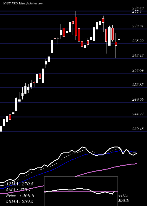  Daily chart Pioneer Natural Resources Company