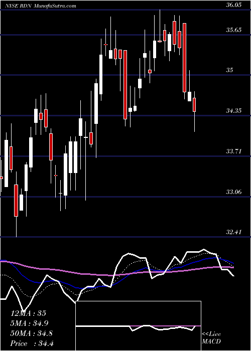  Daily chart RadianGroup