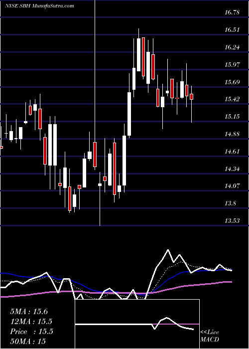  Daily chart Sally Beauty Holdings, Inc.