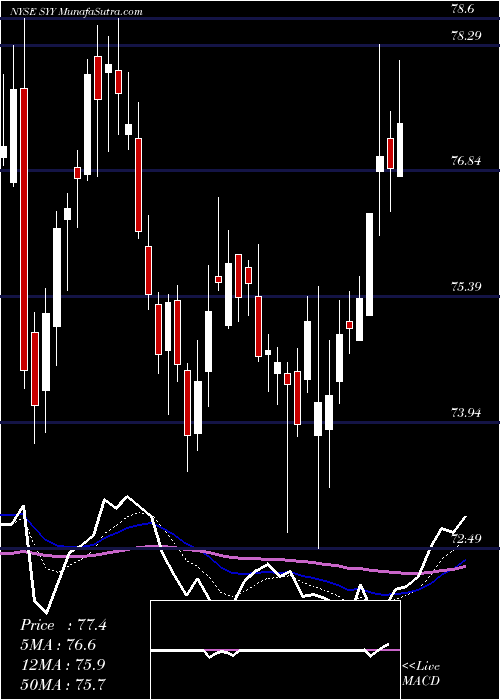  Daily chart SyscoCorporation