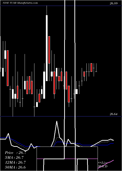  Daily chart Tumi Holdings Inc