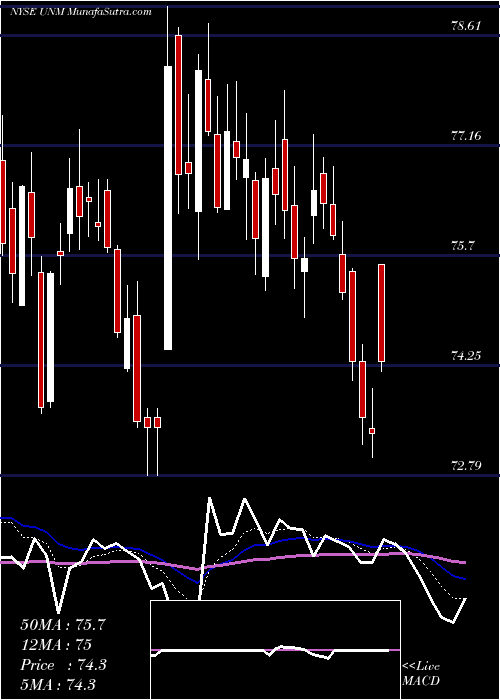  Daily chart UnumGroup