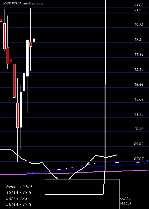  monthly chart WyndhamHotels