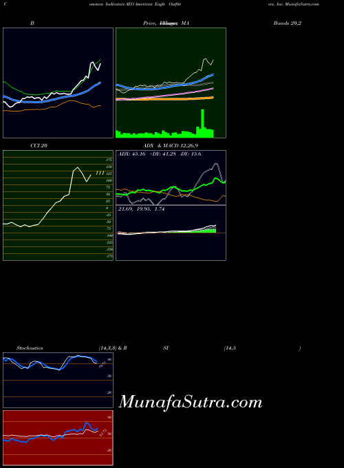 American Eagle indicators chart 