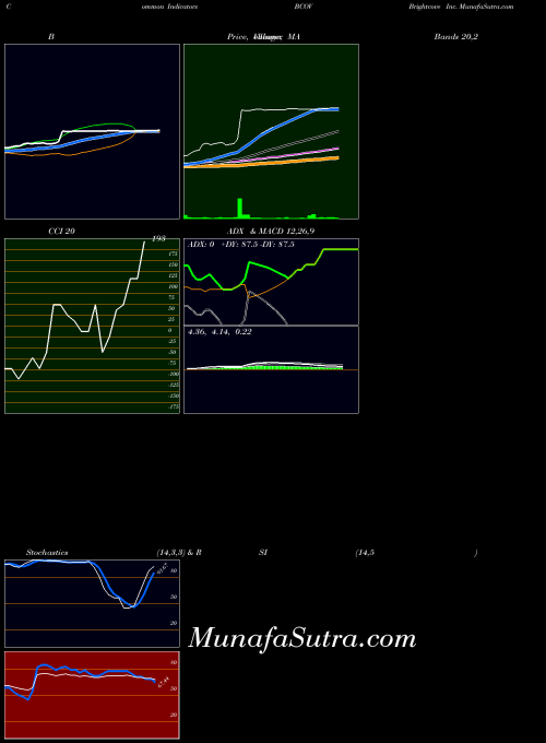 Brightcove Inc indicators chart 