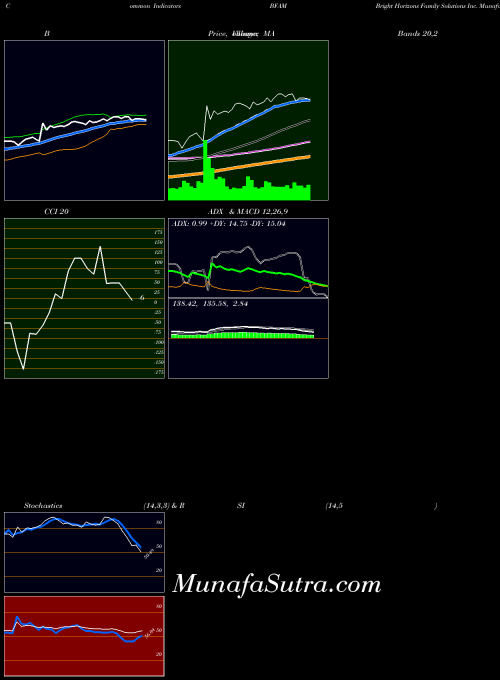Bright Horizons indicators chart 
