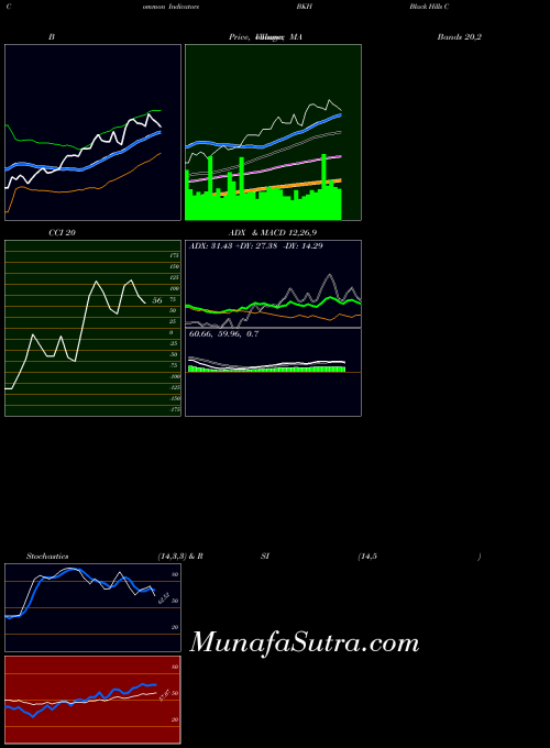 Black Hills indicators chart 