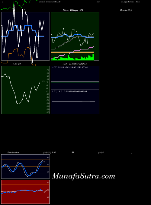 Colonial High indicators chart 