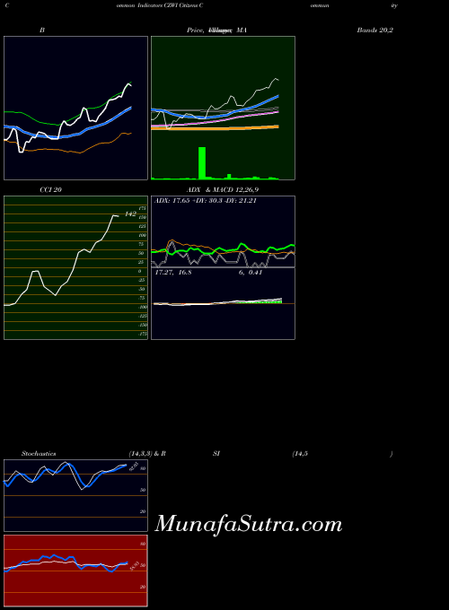 Citizens Community indicators chart 