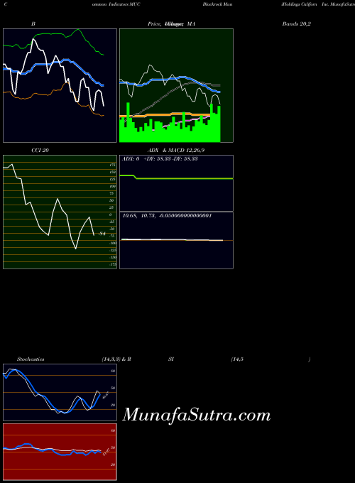 Blackrock Muniholdings indicators chart 