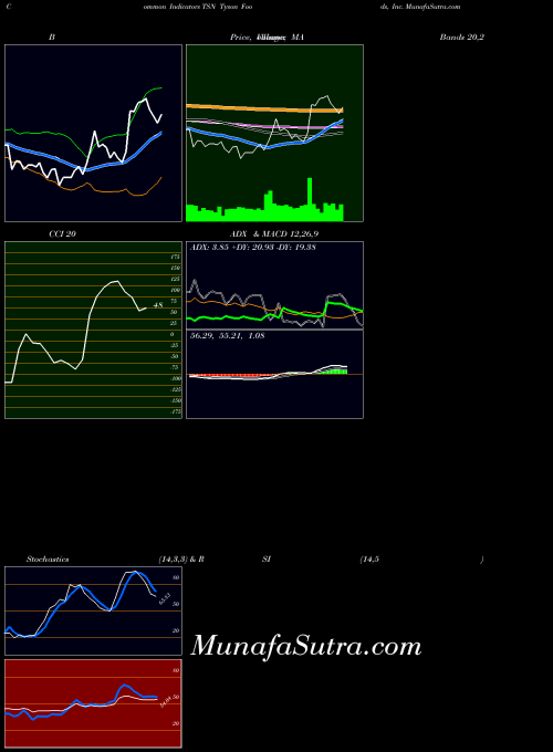 Tyson Foods indicators chart 