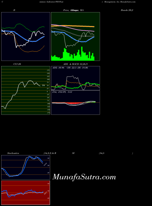 Waste Management indicators chart 