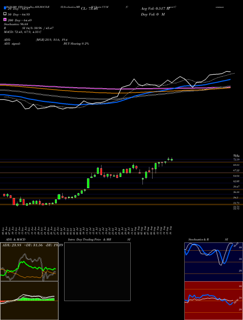 Cogent Communications Holdings, Inc. CCOI Support Resistance charts Cogent Communications Holdings, Inc. CCOI USA