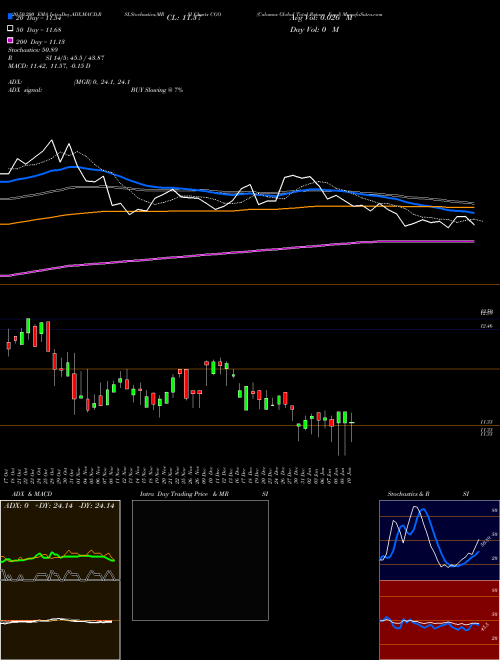 Calamos Global Total Return Fund CGO Support Resistance charts Calamos Global Total Return Fund CGO USA