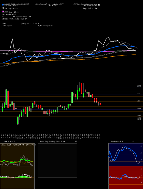 CSP Inc. CSPI Support Resistance charts CSP Inc. CSPI USA