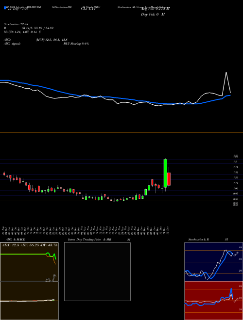 Chart Destination Xl (DXLG)  Technical (Analysis) Reports Destination Xl [