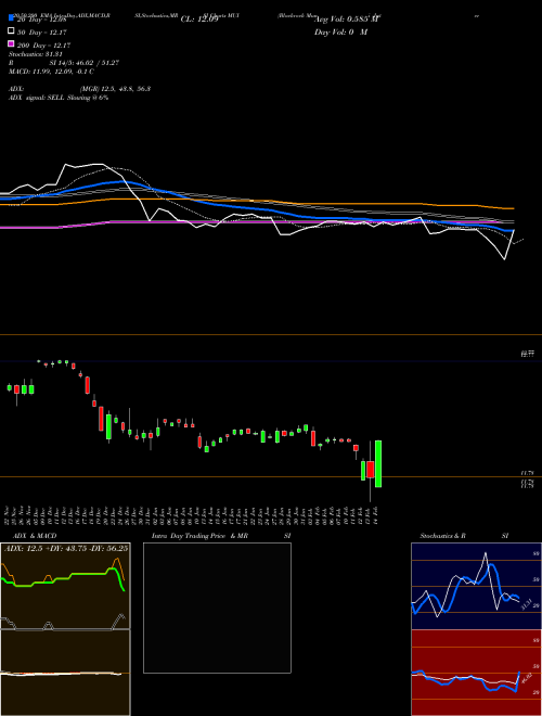 Blackrock Muni Intermediate Duration Fund Inc MUI Support Resistance charts Blackrock Muni Intermediate Duration Fund Inc MUI USA