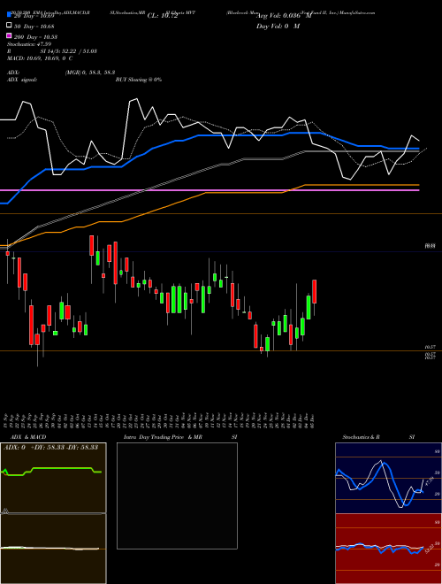 Blackrock MuniVest Fund II, Inc. MVT Support Resistance charts Blackrock MuniVest Fund II, Inc. MVT USA