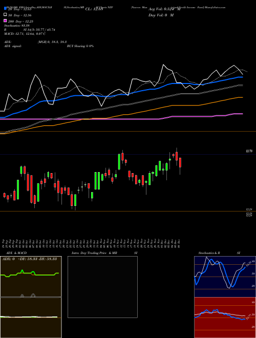 Nuveen Municipal Credit Income Fund NZF Support Resistance charts Nuveen Municipal Credit Income Fund NZF USA