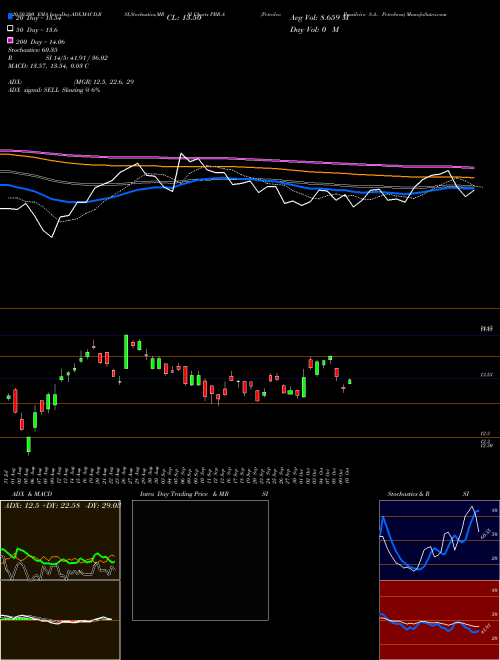 Petroleo Brasileiro S.A.- Petrobras PBR.A Support Resistance charts Petroleo Brasileiro S.A.- Petrobras PBR.A USA