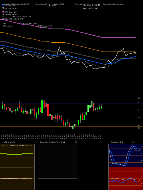 Patriot National Bancorp Inc. PNBK Support Resistance charts Patriot National Bancorp Inc. PNBK USA