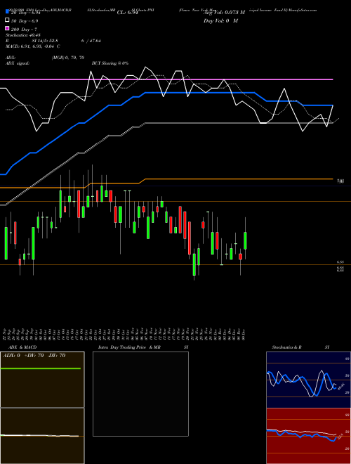 Pimco New York Municipal Income Fund II PNI Support Resistance charts Pimco New York Municipal Income Fund II PNI USA