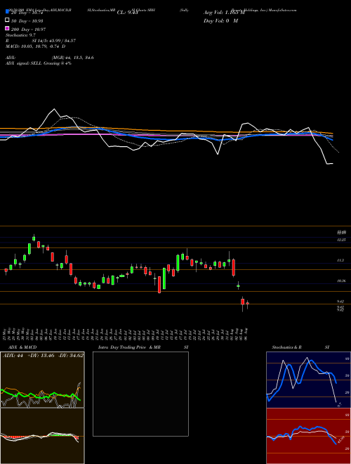 Sally Beauty Holdings, Inc. SBH Support Resistance charts Sally Beauty Holdings, Inc. SBH USA