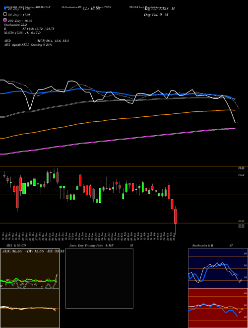 TEGNA Inc. TGNA Support Resistance charts TEGNA Inc. TGNA USA