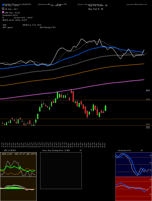 Tortoise Energy Infrastructure Corporation TYG Support Resistance charts Tortoise Energy Infrastructure Corporation TYG USA