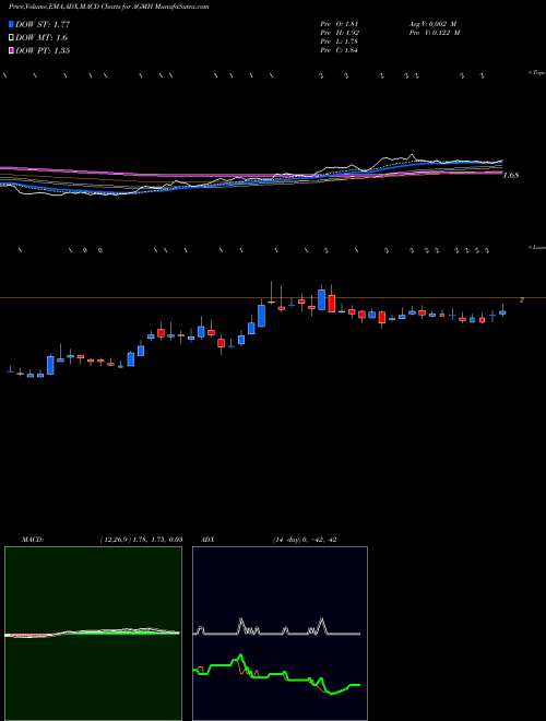 MACD charts various settings share AGMH AGM Group Holdings Inc. USA Stock exchange 