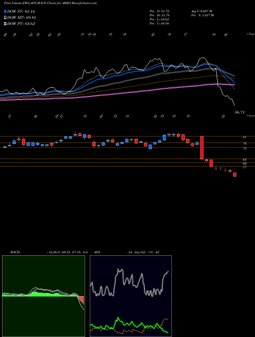 Munafa Ambarella, Inc. (AMBA) stock tips, volume analysis, indicator analysis [intraday, positional] for today and tomorrow
