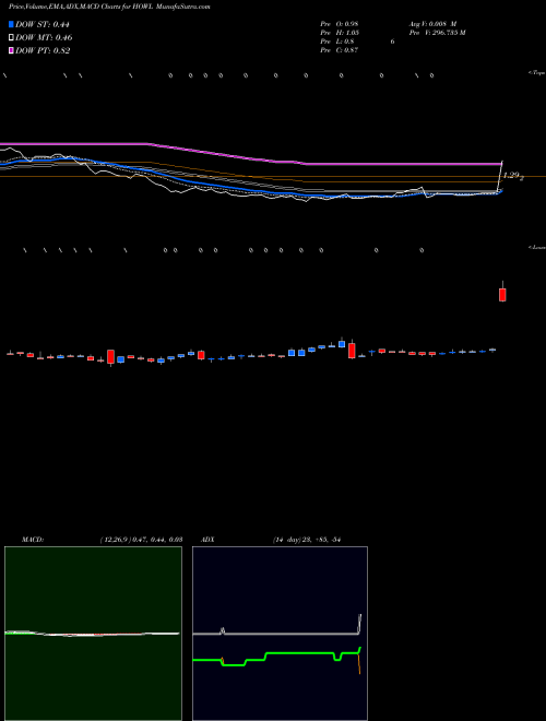 Munafa  (HOWL) stock tips, volume analysis, indicator analysis [intraday, positional] for today and tomorrow
