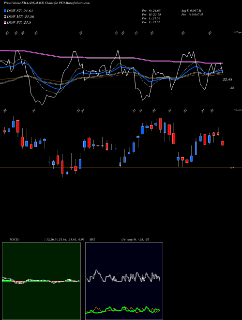 Munafa Adams Natural Resources Fund, Inc. (PEO) stock tips, volume analysis, indicator analysis [intraday, positional] for today and tomorrow