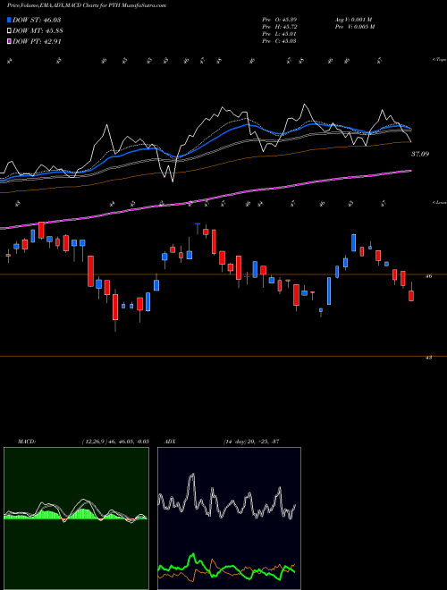 Munafa Invesco DWA Healthcare Momentum ETF (PTH) stock tips, volume analysis, indicator analysis [intraday, positional] for today and tomorrow